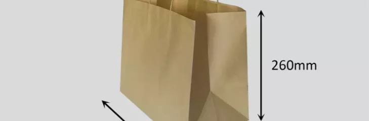 recycled kraft paper bags, recycled bags with handles,